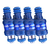 FIC (4) 1250cc DSM BlueMAX Fuel Injectors