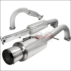 Spec-D Tuning Cat Back Exhaust w/Stainless Tip - 2G DSM GST Model Only