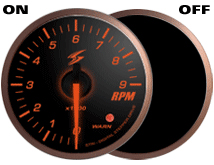 STRI DSD Smoke/Amber Tach 60mm