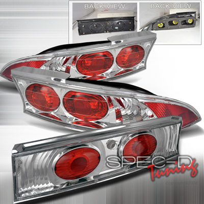 Spec-D Tuning 3Pc Tail Lights Chrome - 2G DSM 95-97