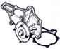 Mitsubishi OEM Water Pump - DSM