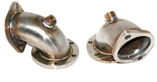 JM Fab DSM 3" O2 housing for Borg Warner 6-Bolt Turbo