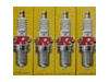 NGK BPR9ES Spark Plug Set (4)