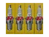 NGK BPR9ES Spark Plug Set (4)