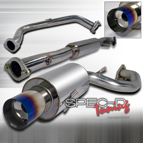 Spec-D Tuning MFCAT2-ELP95NT Mitsubishi Eclipse Gs Gt Non Turbo Full Catback Exhaust System 