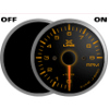 STRI X-Line Smoke/Amber Tachometer (Elec)